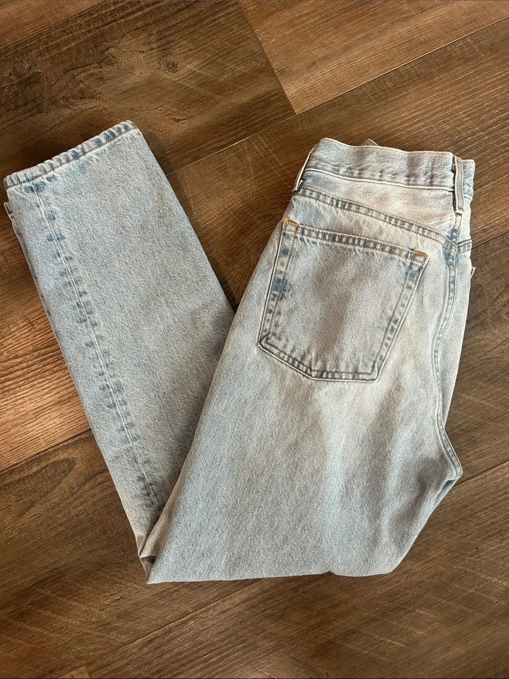 Everlane light Wash Straight Leg Denim Jeans